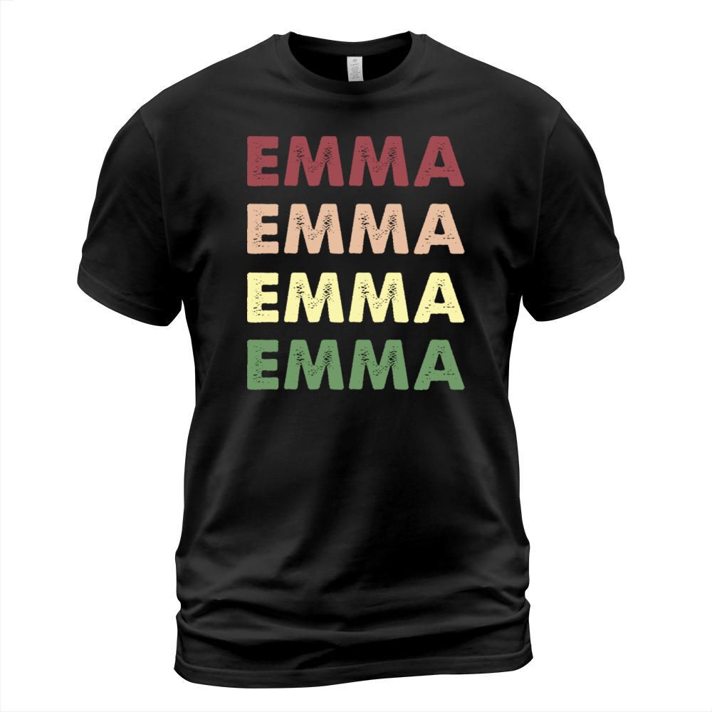 Emma Shirt - Funny Vintage Personalized Emma T-Shirt Unisex
