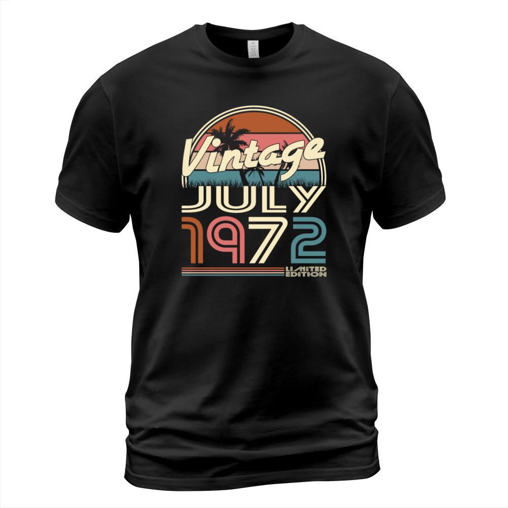 50th birthday vintage july 1972 limited edition T-Shirt Unisex