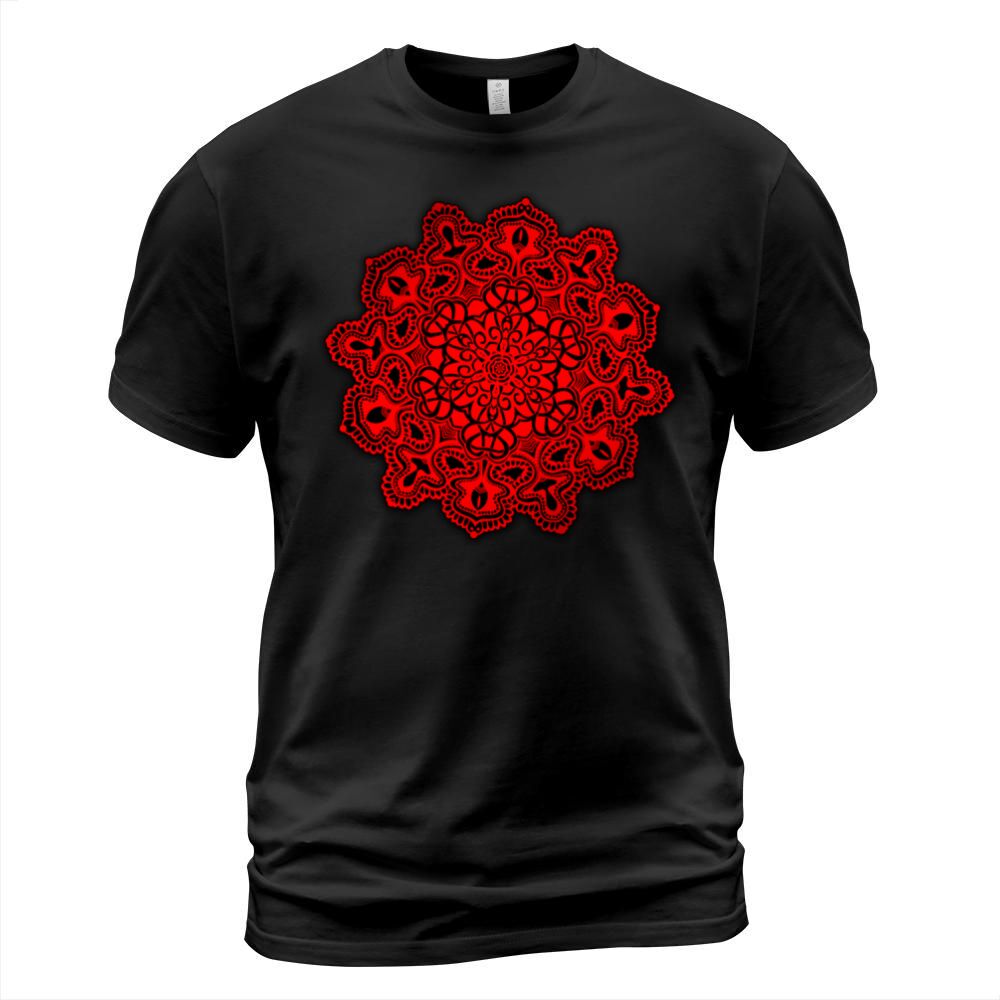 Spiritual Symbol Design Red T-Shirt Unisex
