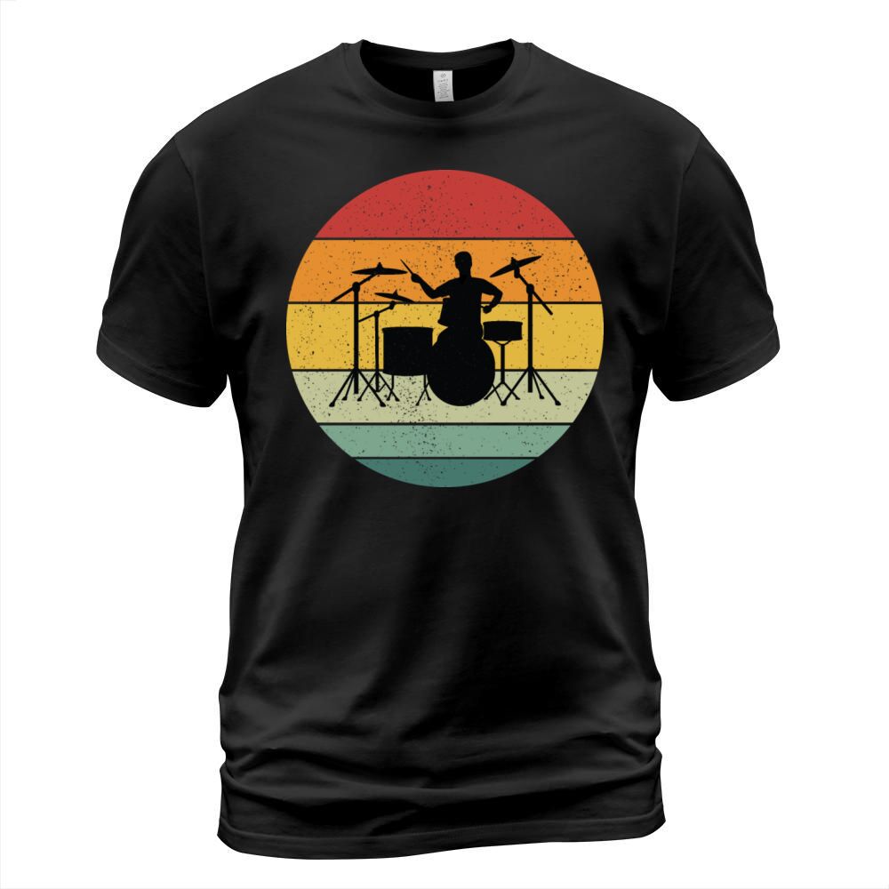Vintage Retro Drums Vintage Music T-Shirt Unisex