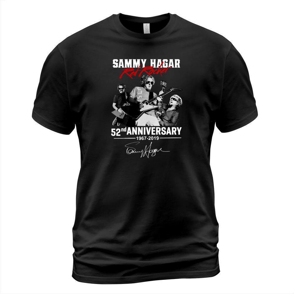 Sammy Hagar The Red Rocker 52nd anniversary 1967-2019 signature shirt T-Shirt Unisex