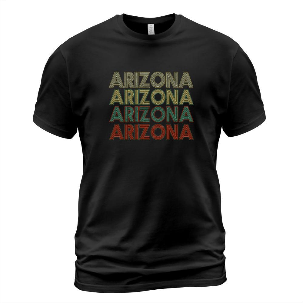 Retro America State Flag Vintage Arizona T-Shirt Unisex