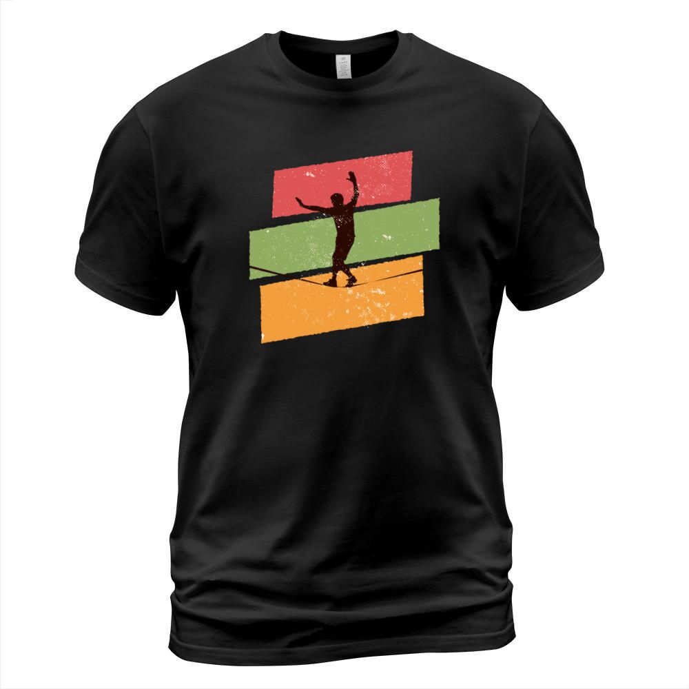 Retro vintage Slackline T-Shirt Unisex