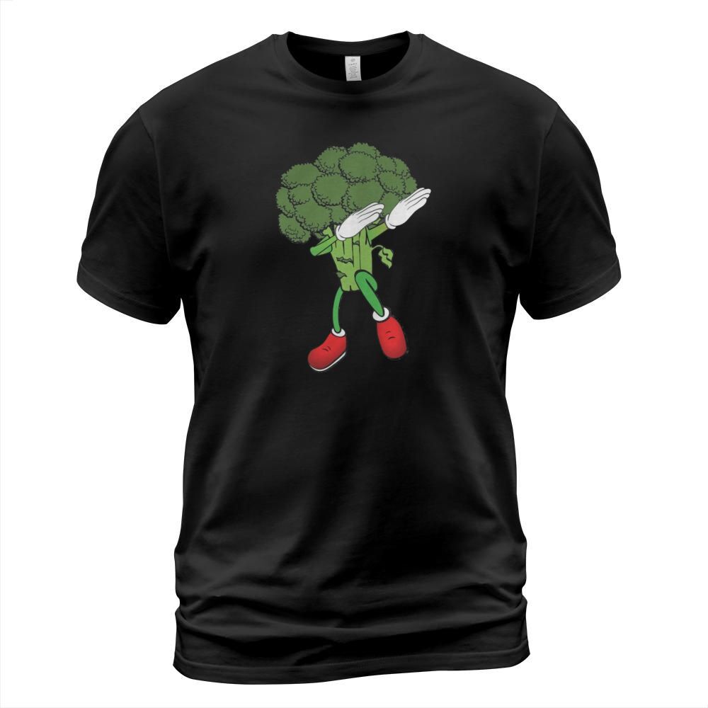 Cute Funny Dabbing Broccoli Veggie Lover T-shirt T-Shirt Unisex