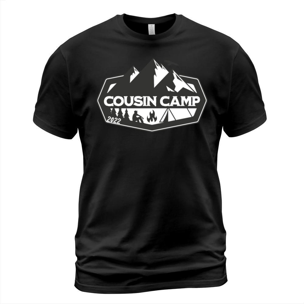 Cousin Camp 2022 Vintage Wildlife Summer Camp T-Shirt Unisex