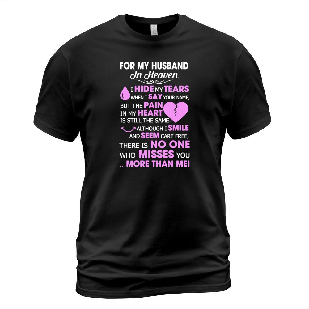 FOR MY HUSBAND IN HEAVEN Tshirts T-Shirt Unisex