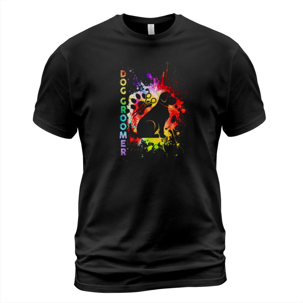 Proud Dog Groomer Color shirt T-Shirt Unisex