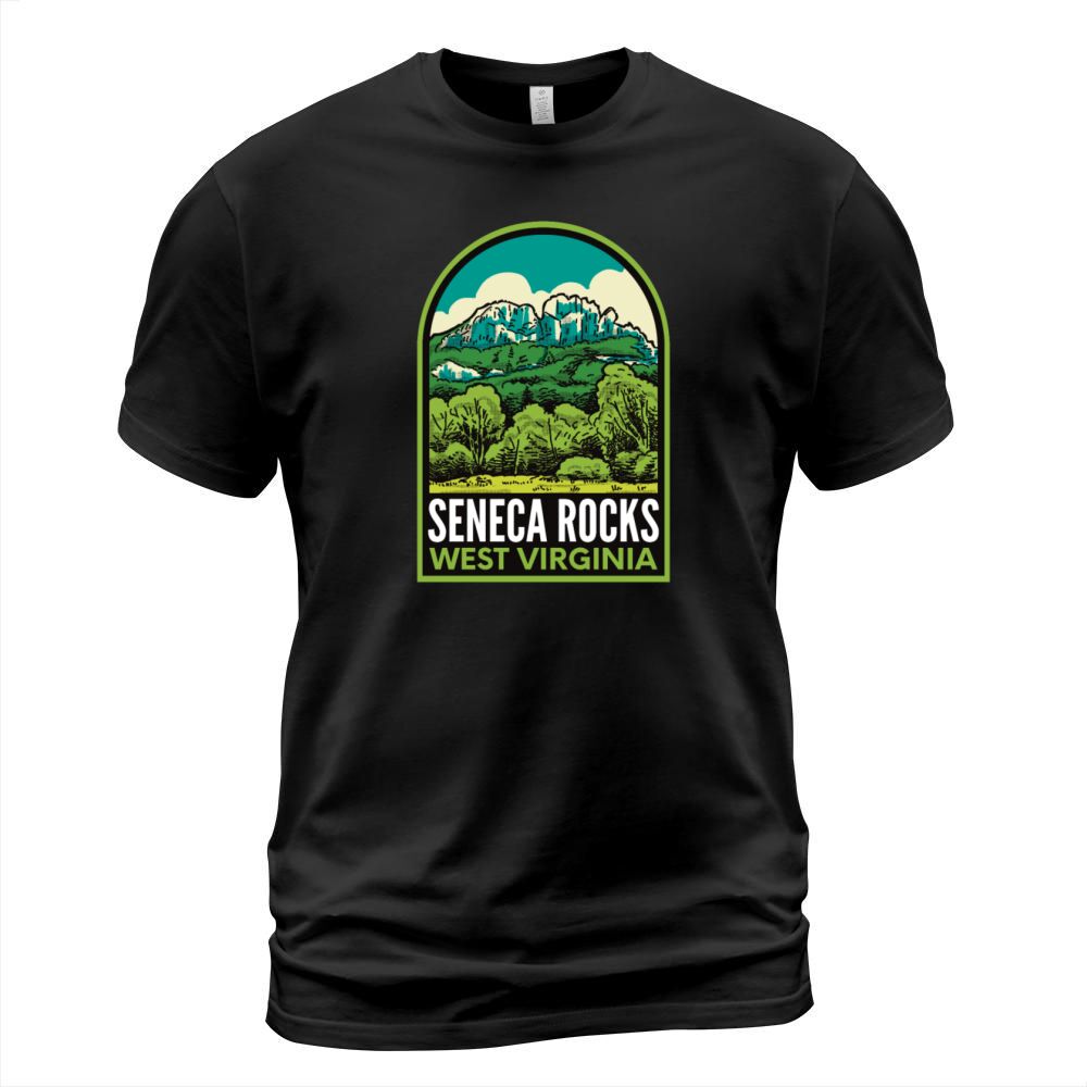 Seneca Rocks West Virginia Vintage T-Shirt Unisex