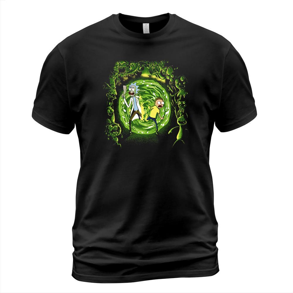 RICK &amp;amp; MORTY PORTAL AND THE MONSTERS T-Shirt Unisex