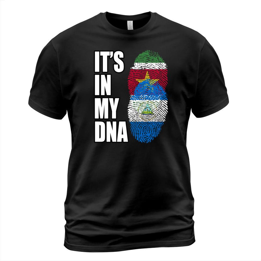 Surinamese And Nicaraguan Vintage Heritage DNA Fla T-Shirt Unisex