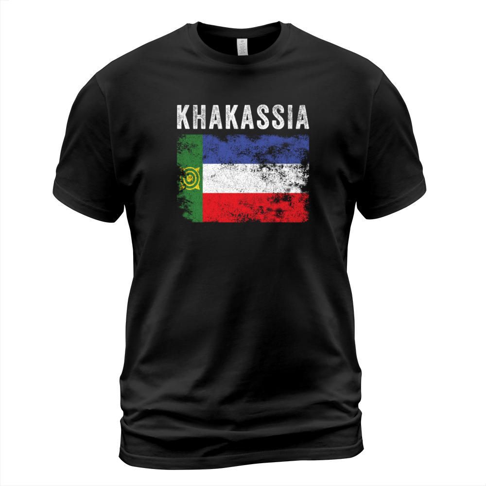 Khakassia Flag Distressed - Khakas Flag T-Shirt Unisex