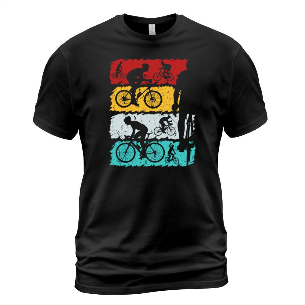 Vintage Retro Bicycle Racing Cycling T-Shirt Unisex