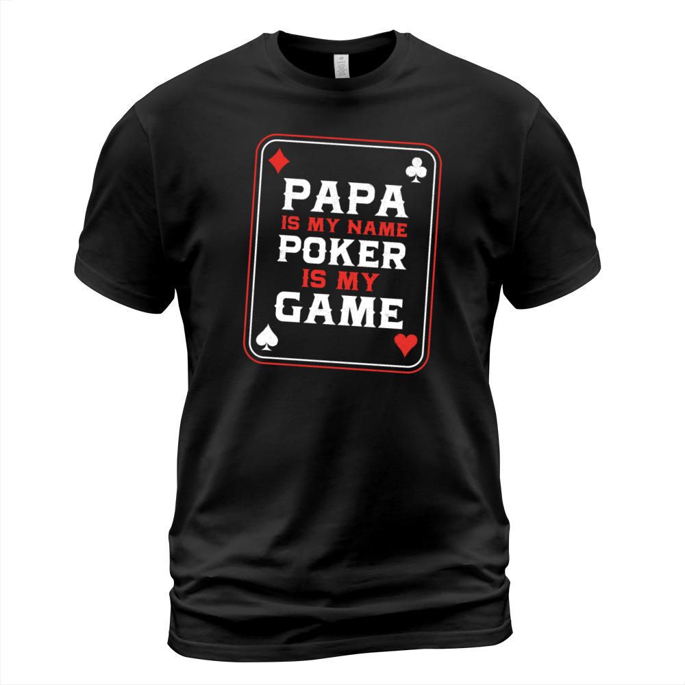 Poker Cards Dad Father Vintage T-Shirt Unisex