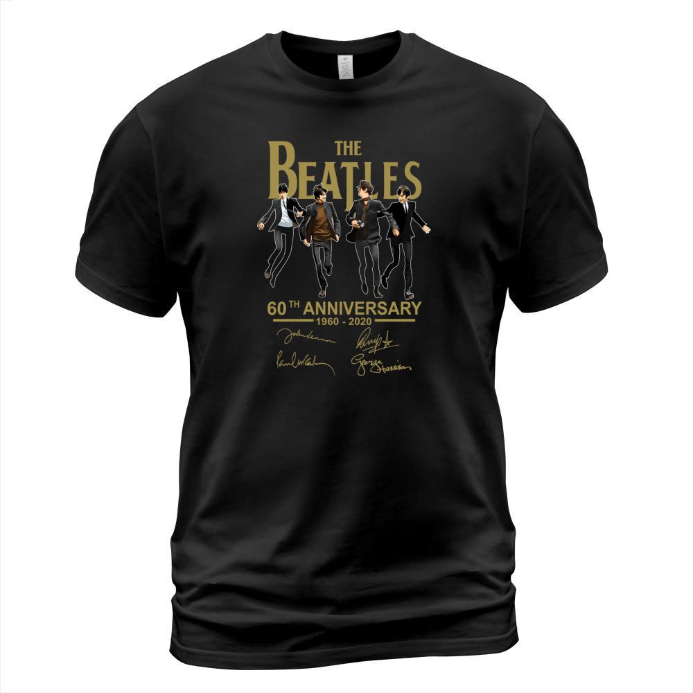 The Beatles 1960 2020 60th anniversary all siganture shirt T-Shirt Unisex