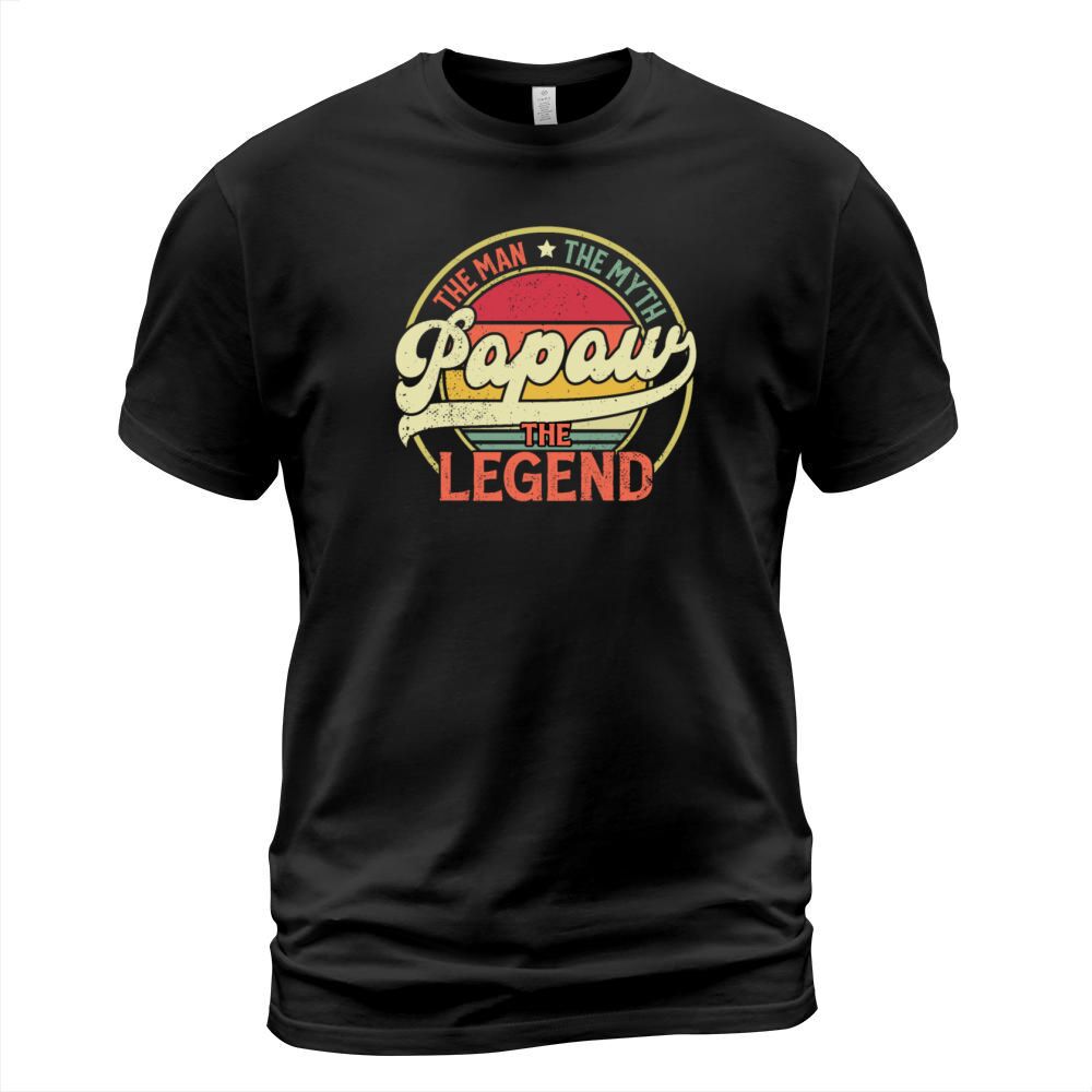 Papaw The Man The Myth The Legend Vintage Sunset T-Shirt Unisex