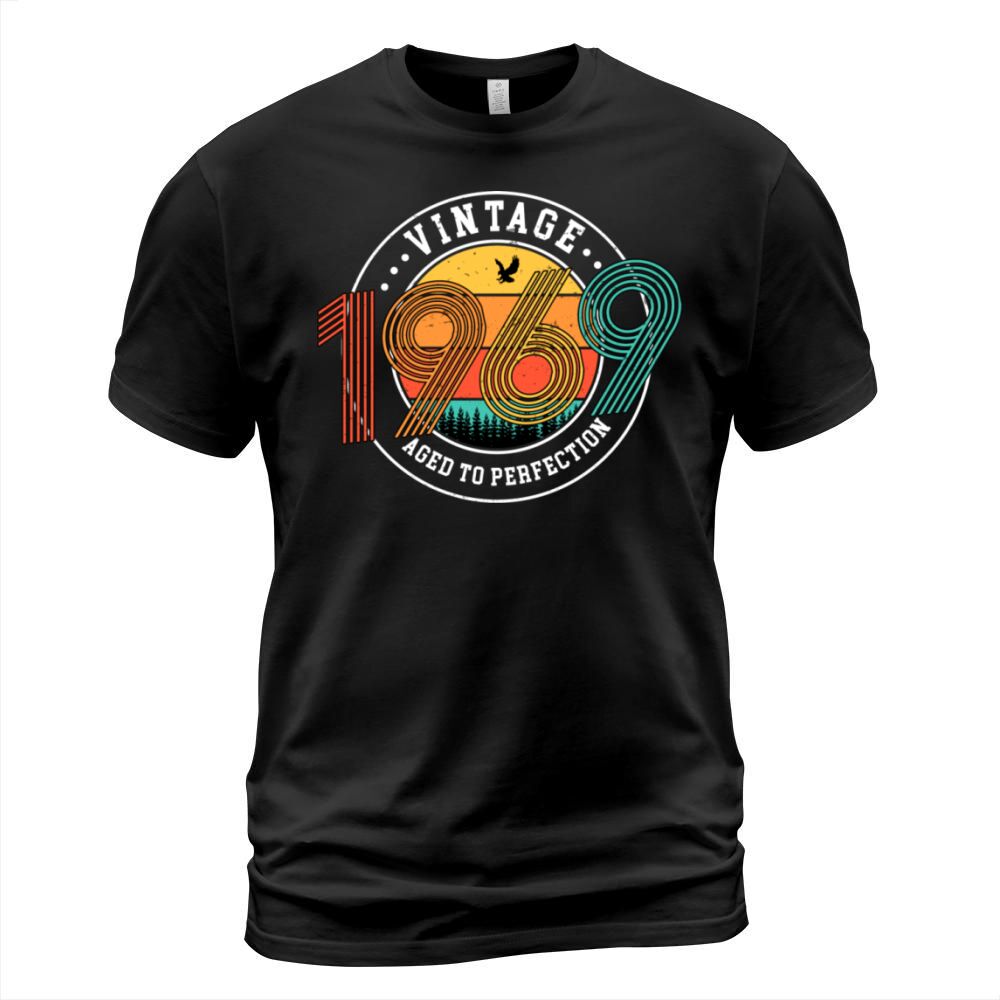 1969 Birthday Vintage 1969 Aged To Perfection T-Shirt Unisex