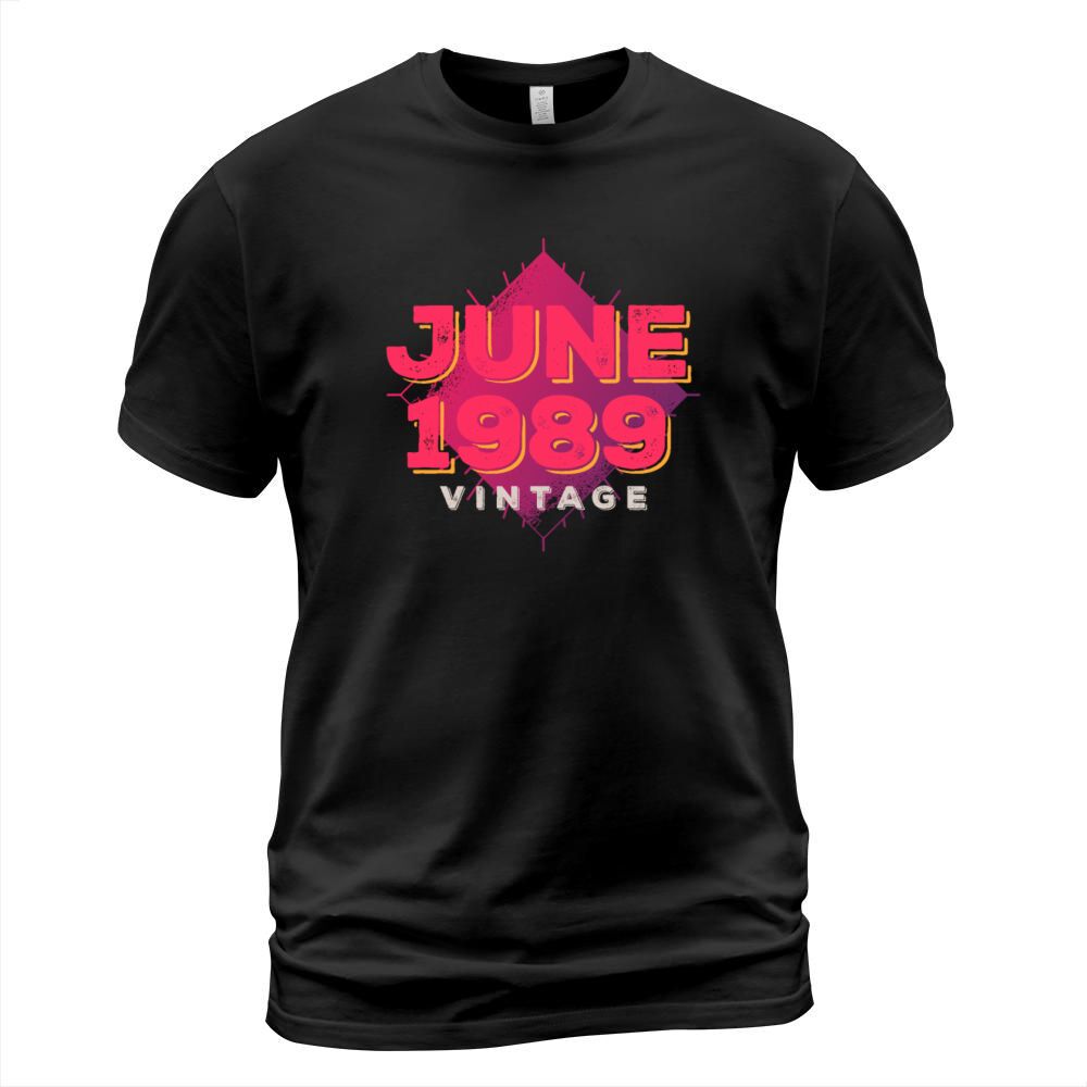 1989 vintage born in June gift T-Shirt Unisex