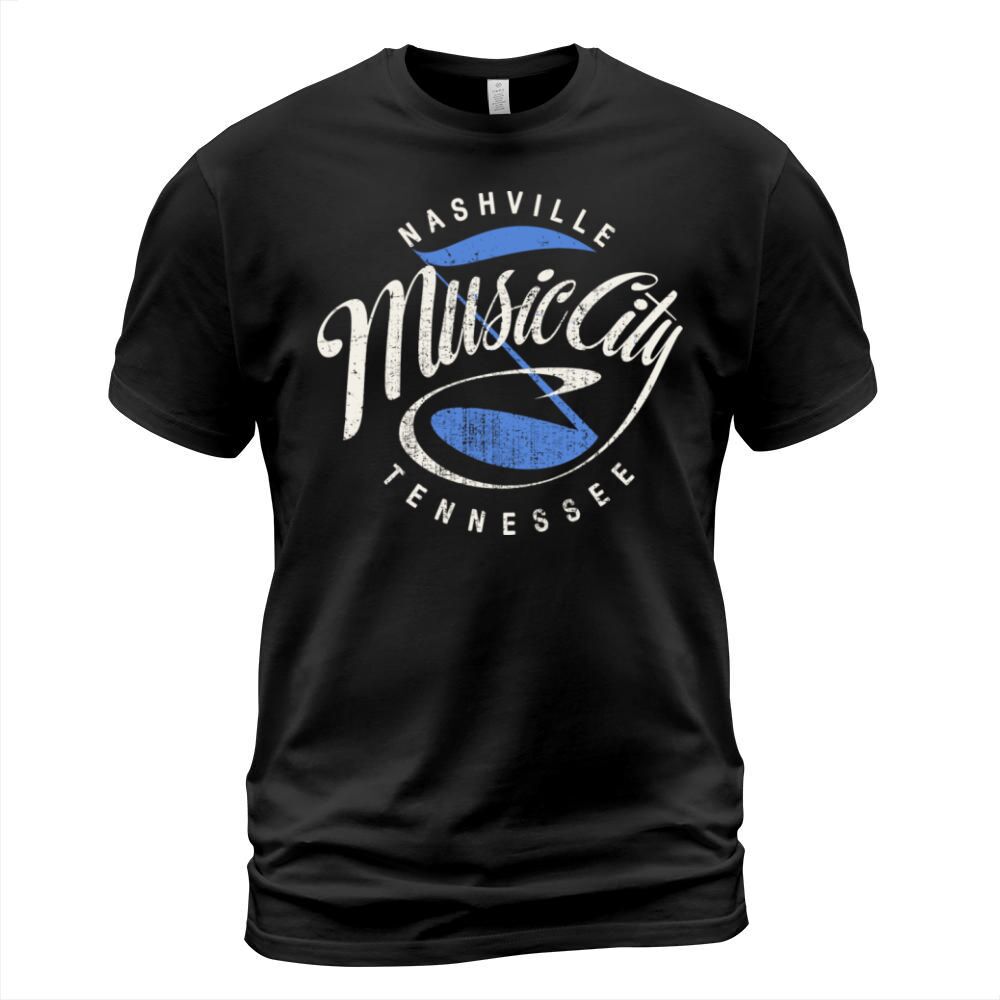 Nashville Tennessee Music City Usa Vintage T-Shirt Unisex