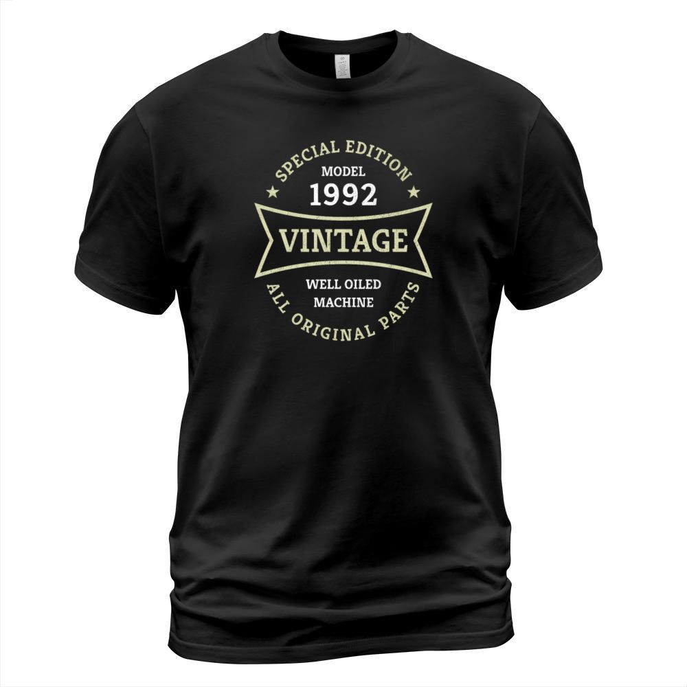 30th Birthday Gifts Born 1992 Vintage 30 Year Old T-Shirt Unisex