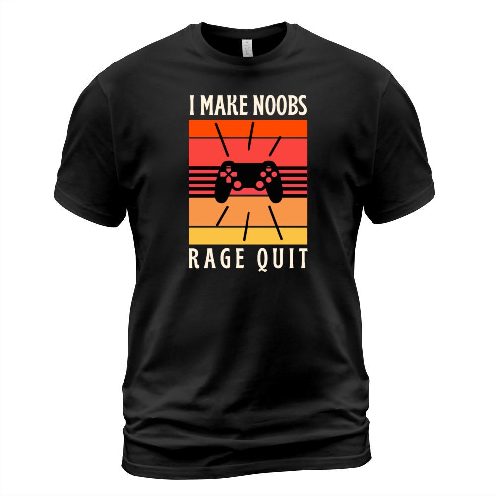 Retro vintage gaming - I make noobs rage quit T-Shirt Unisex