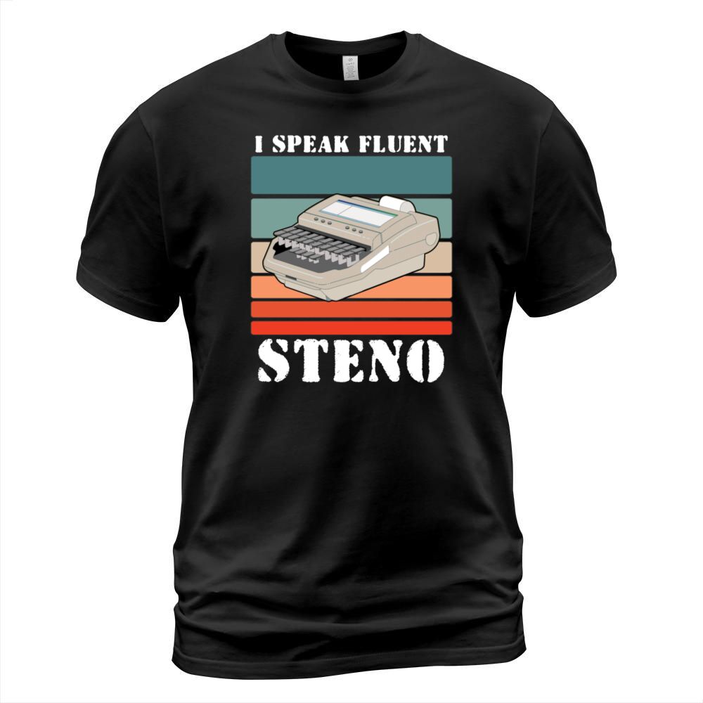 Court Reporter Vintage Stenographer Art T-Shirt Unisex