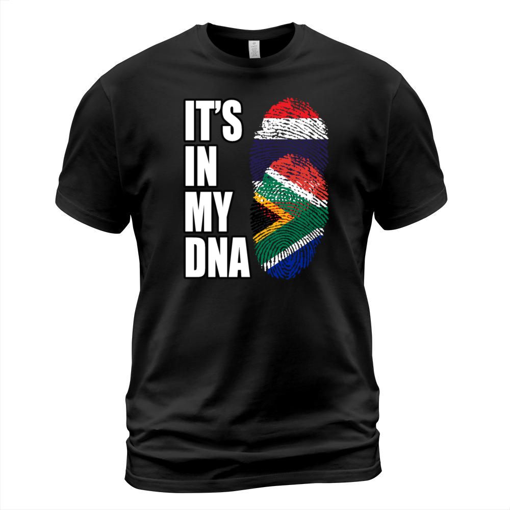 Thai And South African Vintage Heritage DNA Flag T-Shirt Unisex