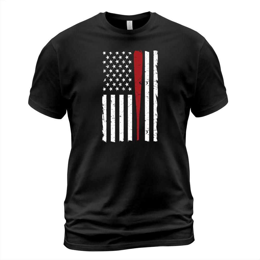 American flag vintage baseball flag T-Shirt Unisex