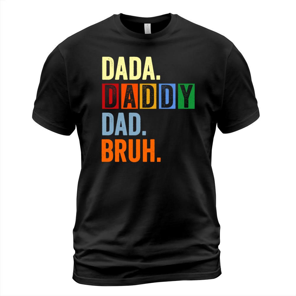 Vintage Ritro Mens Gift Dada to Daddy to Dad T-Shirt Unisex