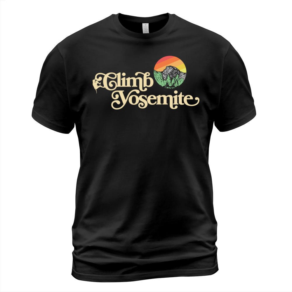 Climb Yosemite Vintage Style Climbing T-Shirt Unisex