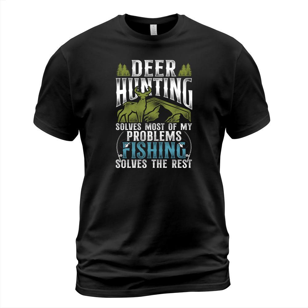 Buck Deer Hunting Hunter Fishing T-Shirt Unisex