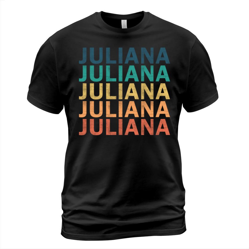Juliana Name T Shirt - Juliana Vintage Retro Name T-Shirt Unisex