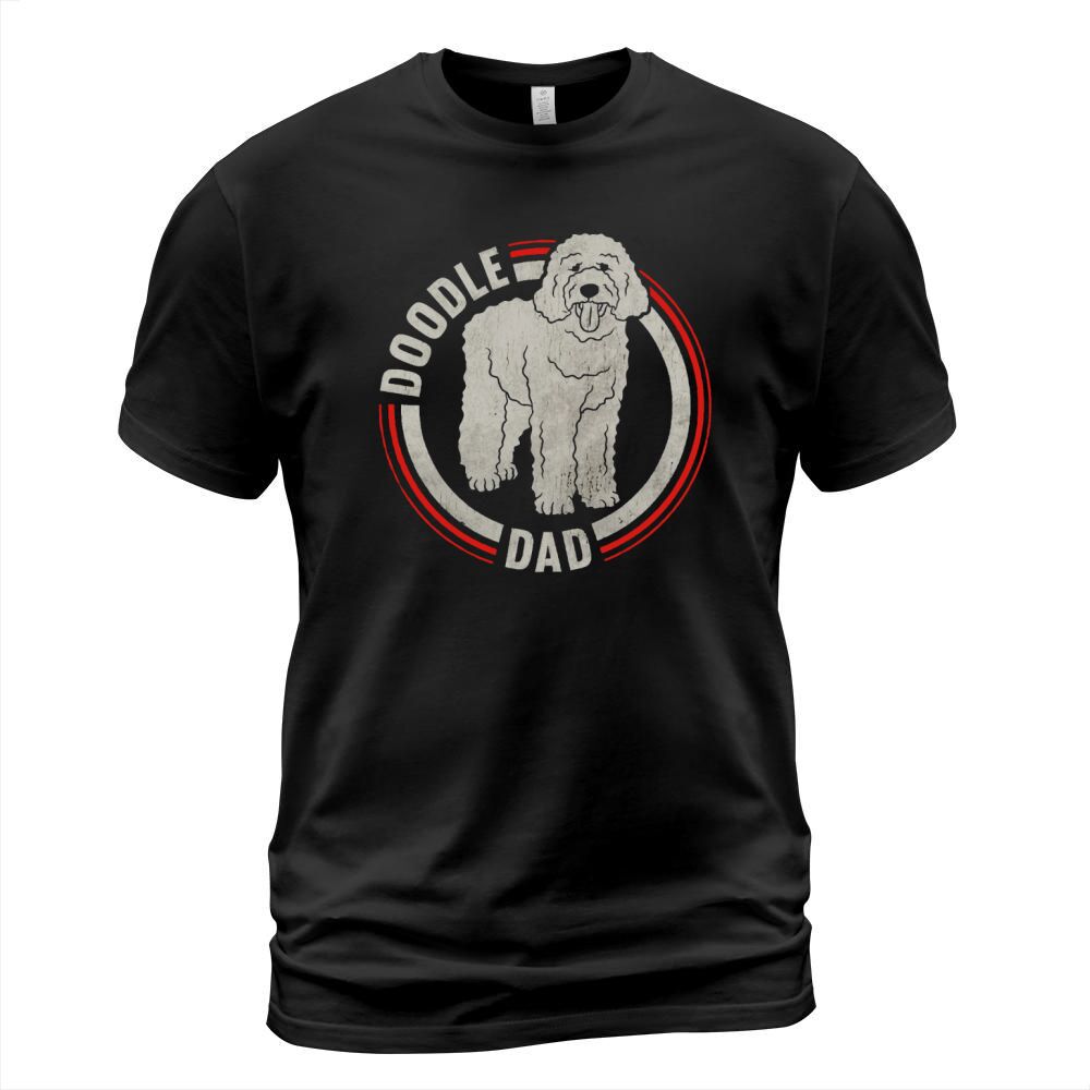 Mens Doodle Dad - Mens Goldendoodle Vintage T-Shirt Black Men T-Shirt Unisex