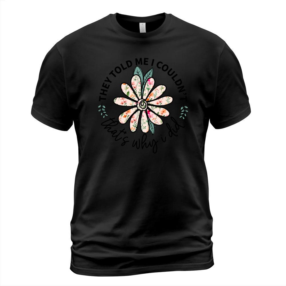 Vintage Wildflowers Sublimation T-Shirt Unisex