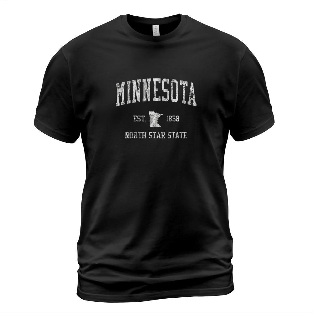 Retro Minnesota T Shirt Vintage Sports Tee Design T-Shirt Unisex