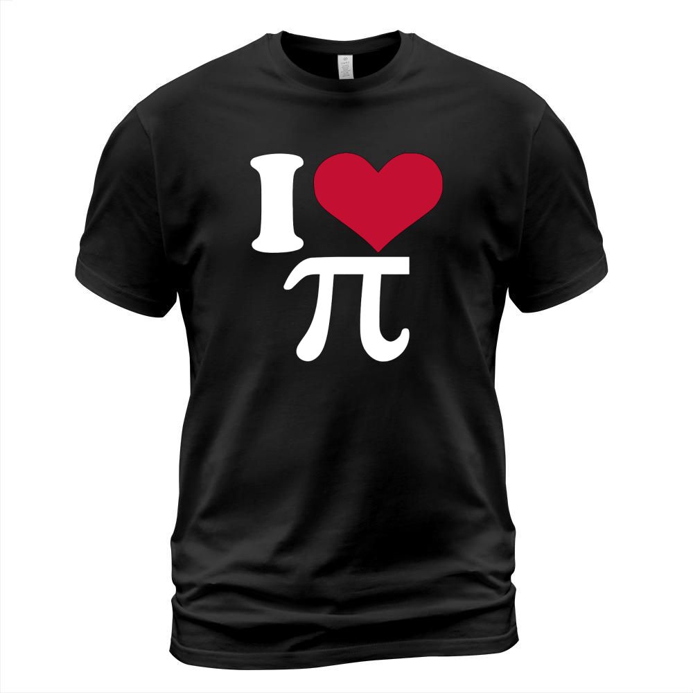 I Love Pi Vintage Retro Infinity Math Pi Day Heart T-Shirt T-Shirt Unisex