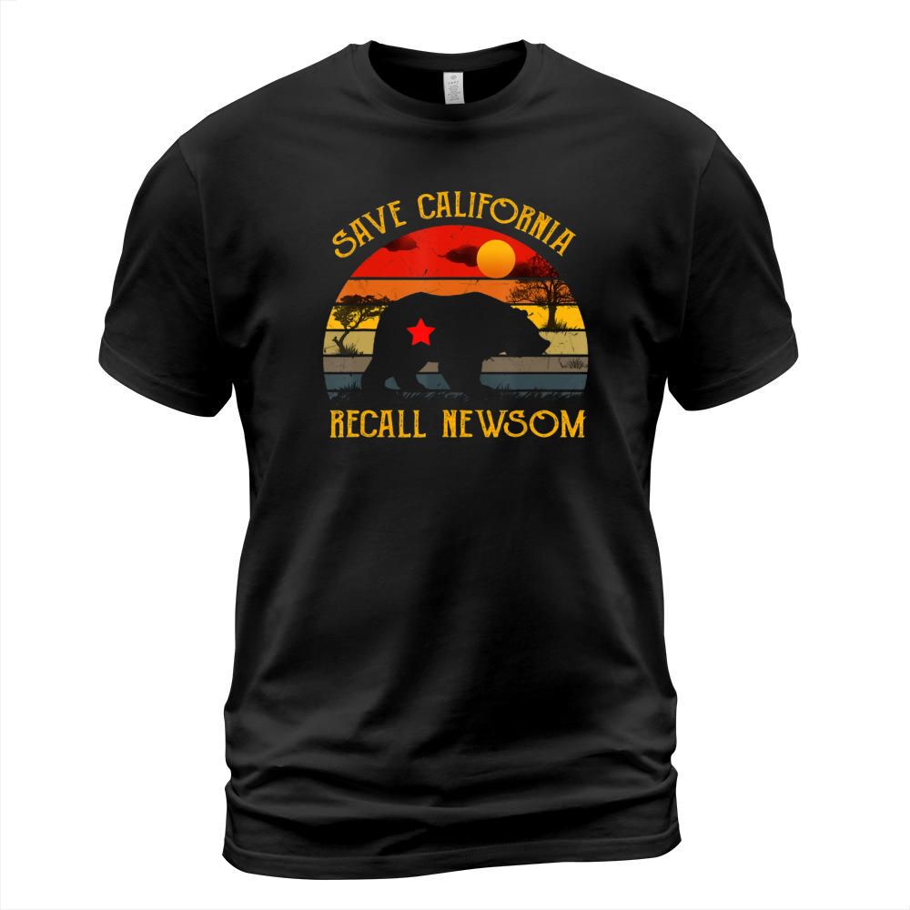 Save California Recall Newsom Vintage Sunset shirt T-Shirt Unisex