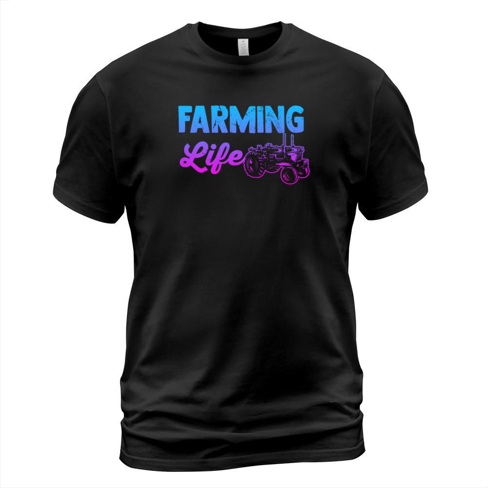 Farming Life Tractor Work Life Balance Harvest Job T-Shirt Unisex