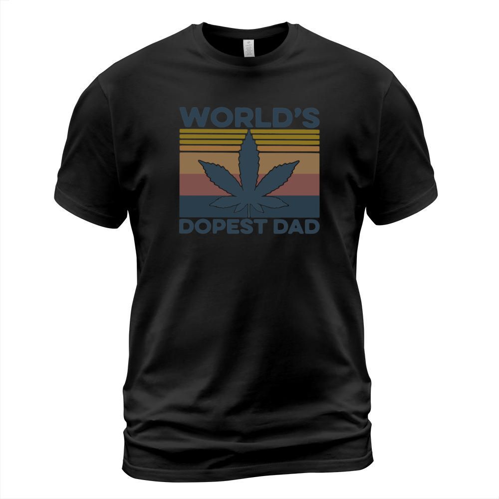 World’s Dopest Dad Weed Vintage shirtc T-Shirt Unisex