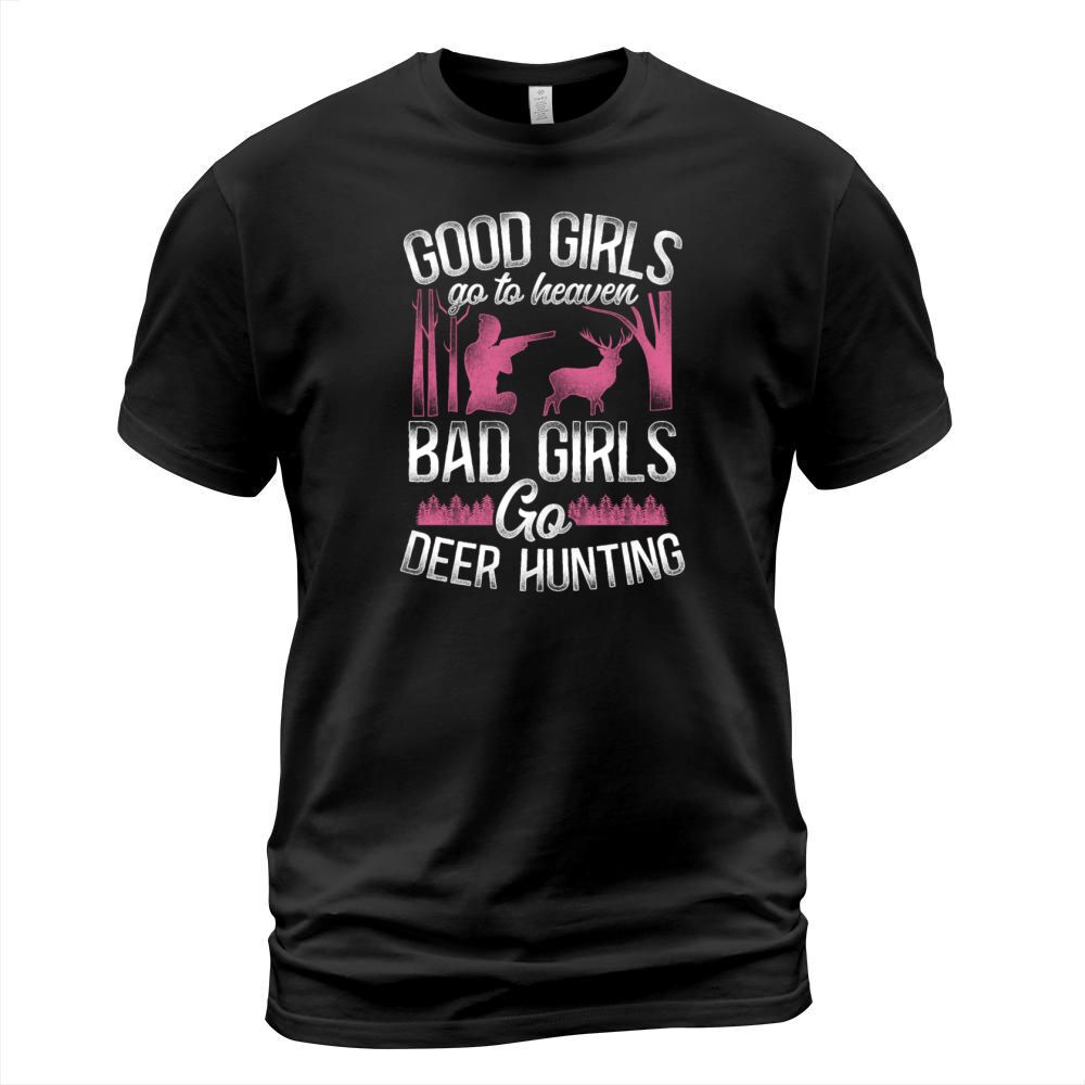 Buck Deer Hunting Hunter Girl T-Shirt Unisex
