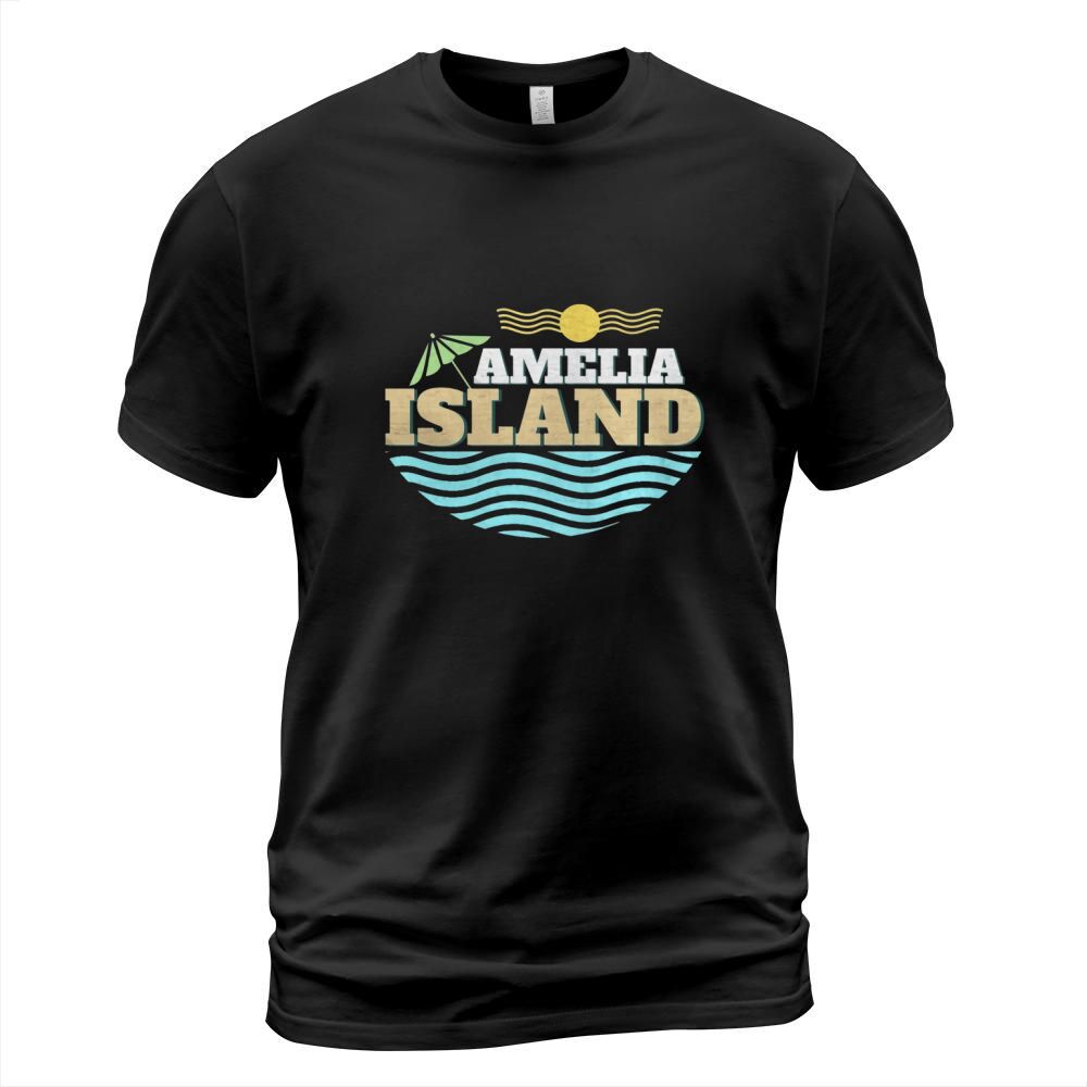 Amelia Island T-Shirt Vintage Summer Tee T-Shirt Unisex