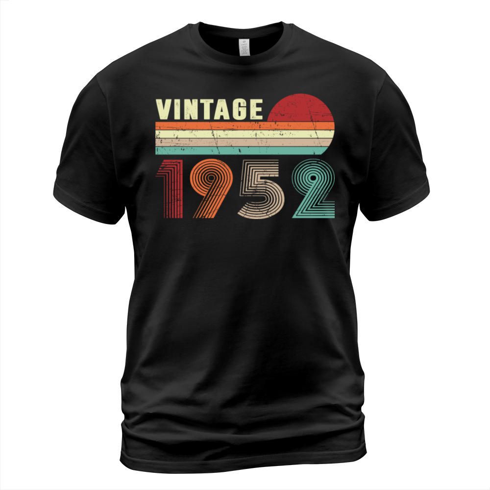 Vintage 1952 Men Women 70 Years Old 70th Birthday T-Shirt Unisex