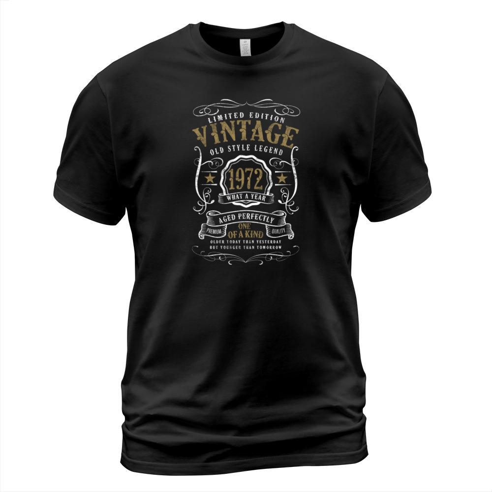 50th Birthday Old Style Legend Vintage 1972 T-Shirt Unisex
