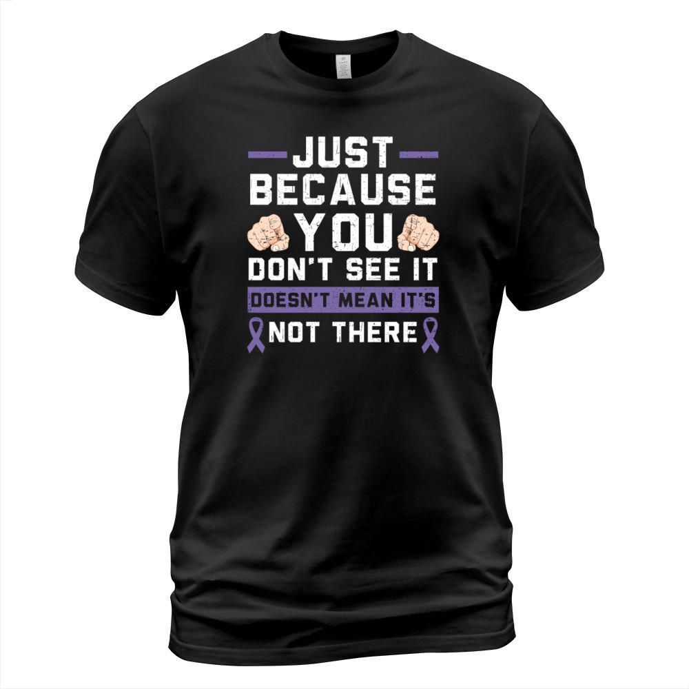 Lupus Awareness Purple Ribbon Autoimmune Disease T-Shirt Unisex