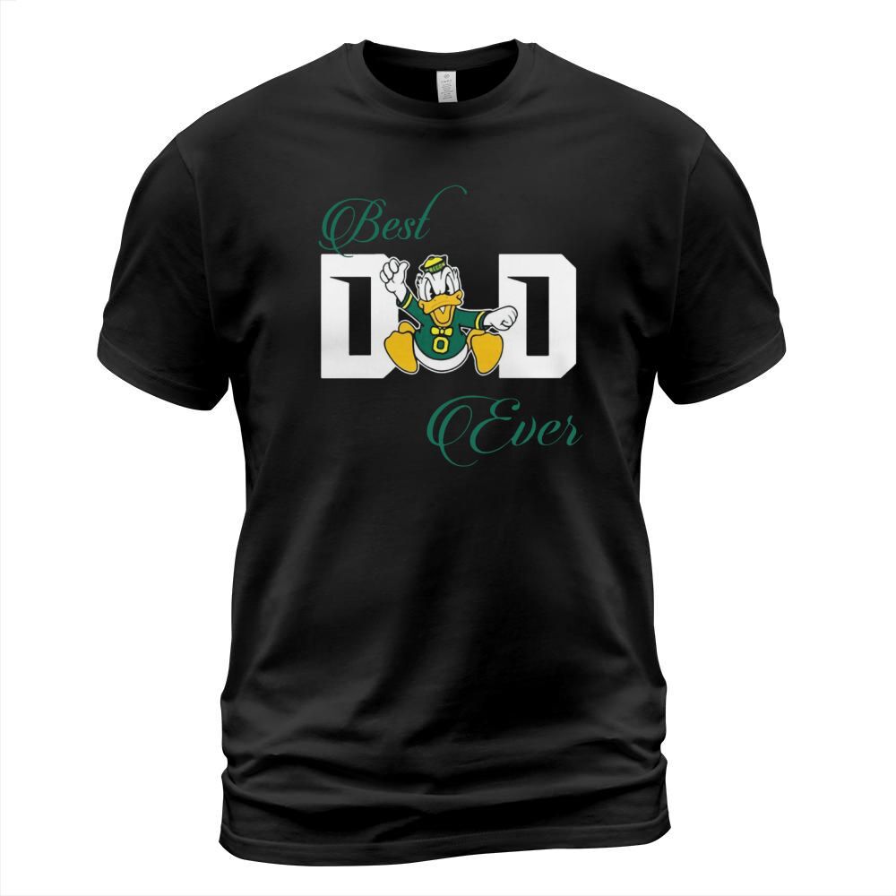 Best Oregon Ducks Dad Ever Football T-Shirt Unisex