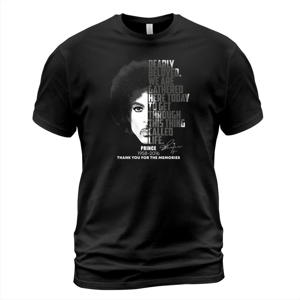 Prince Dearly beloved we are gathered here today to get through shirt T-Shirt Unisex