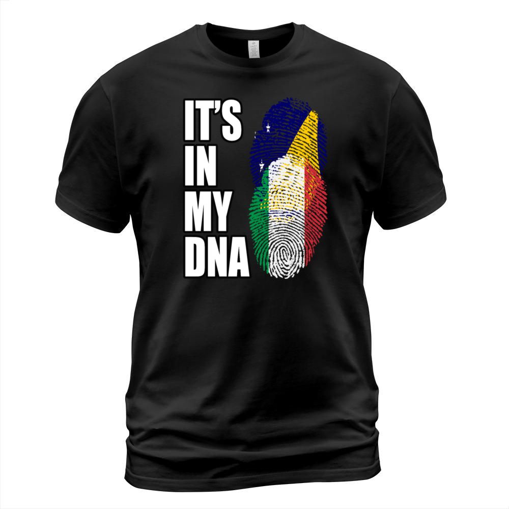 Tokelauan And Italian Mix Heritage DNA Flag T-Shirt Unisex