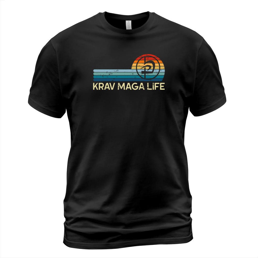 Krav Maga Life Martial Arts Men Women Vintage T-Shirt Unisex