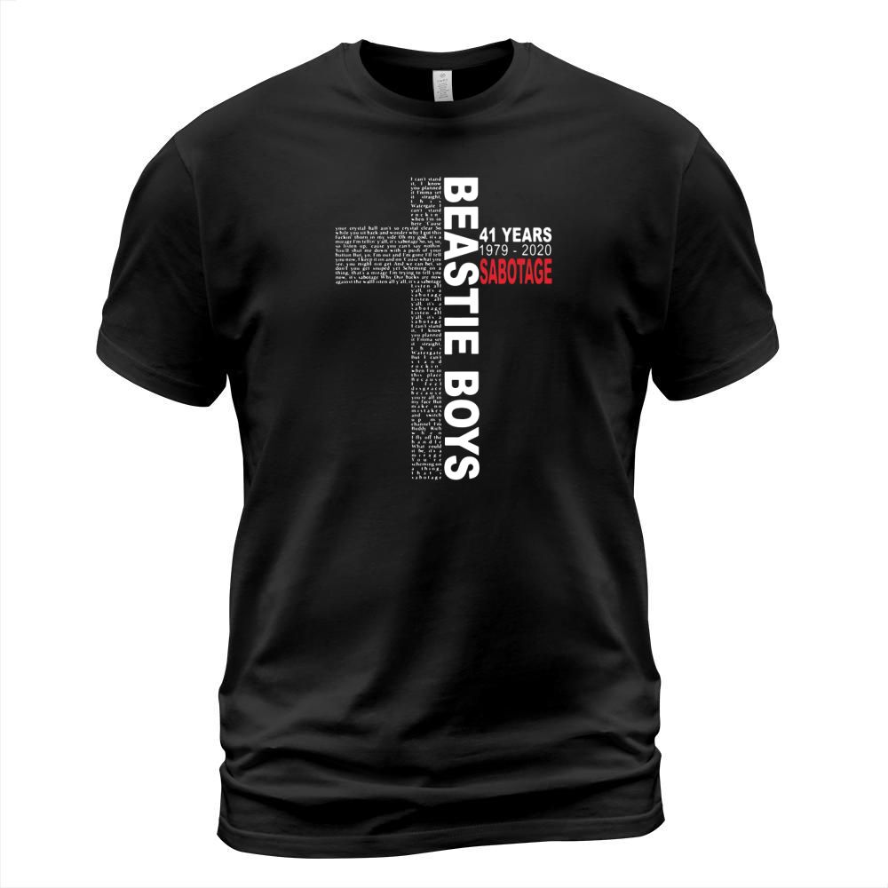 Cross Beastie Boys 41 years 1979-2020 Sabotage shirt T-Shirt Unisex