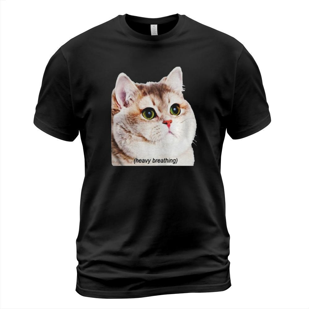 Heavy Breathing Cat Shirt T-Shirt Unisex