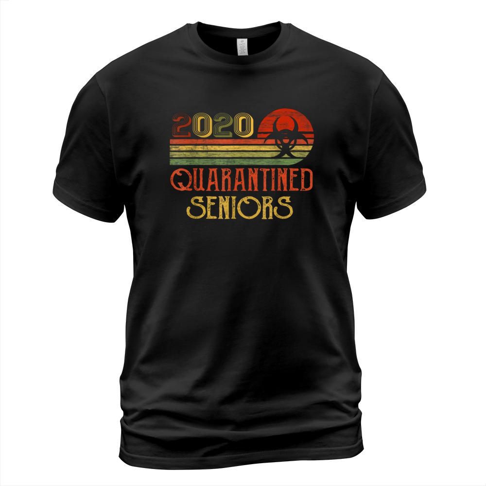 Vintage Class Of 2020 Senior Quarantine Funny Graduation T-Shirt Unisex